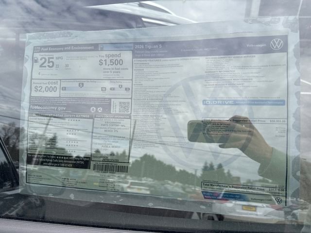 New 2026 Platinum Gray Metallic Volkswagen S image 25