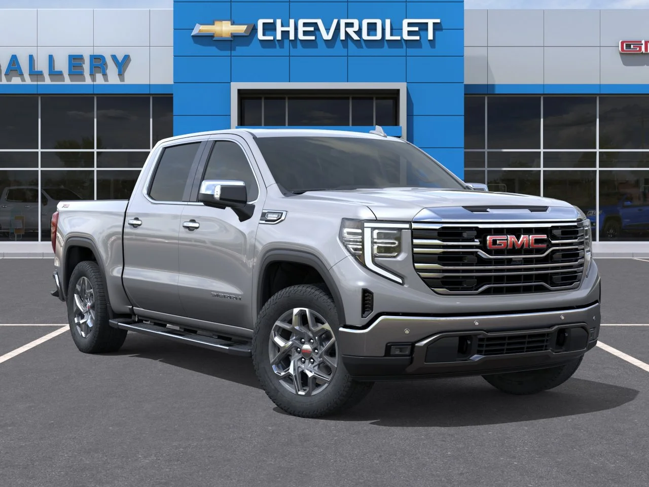 New 2026 Sterling Metallic GMC SLT image 8