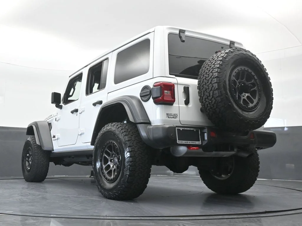 Used 2022 Bright White Clearcoat Jeep Unlimited Rubicon image 61