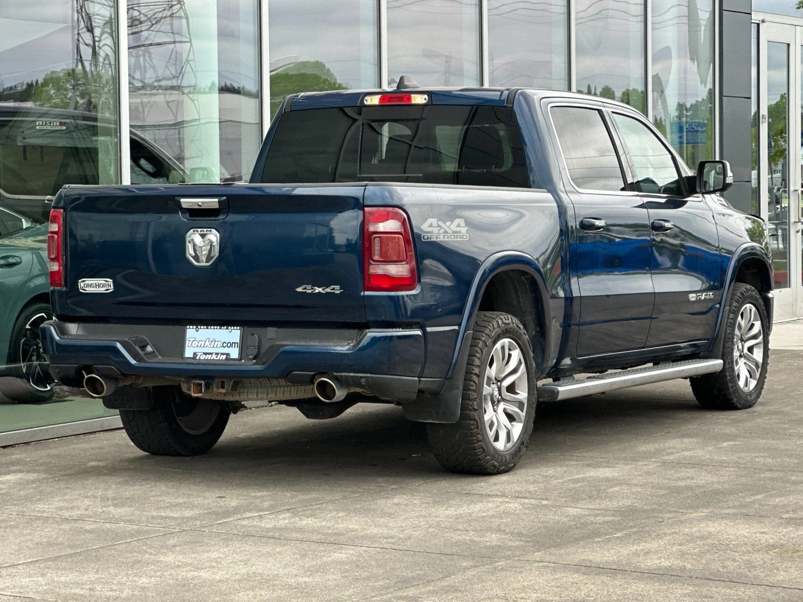 Used 2021 Patriot Blue Pearlcoat Ram Laramie Longhorn image 3