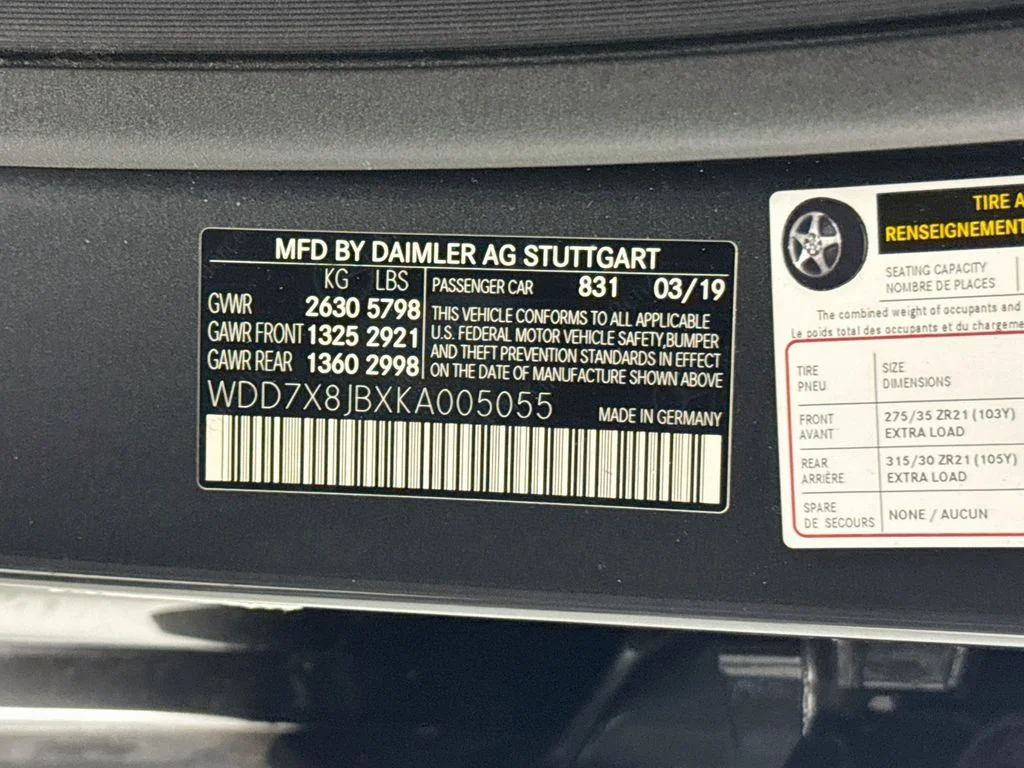 Used 2019 Graphite Gray Metallic Mercedes-Benz Base image 35