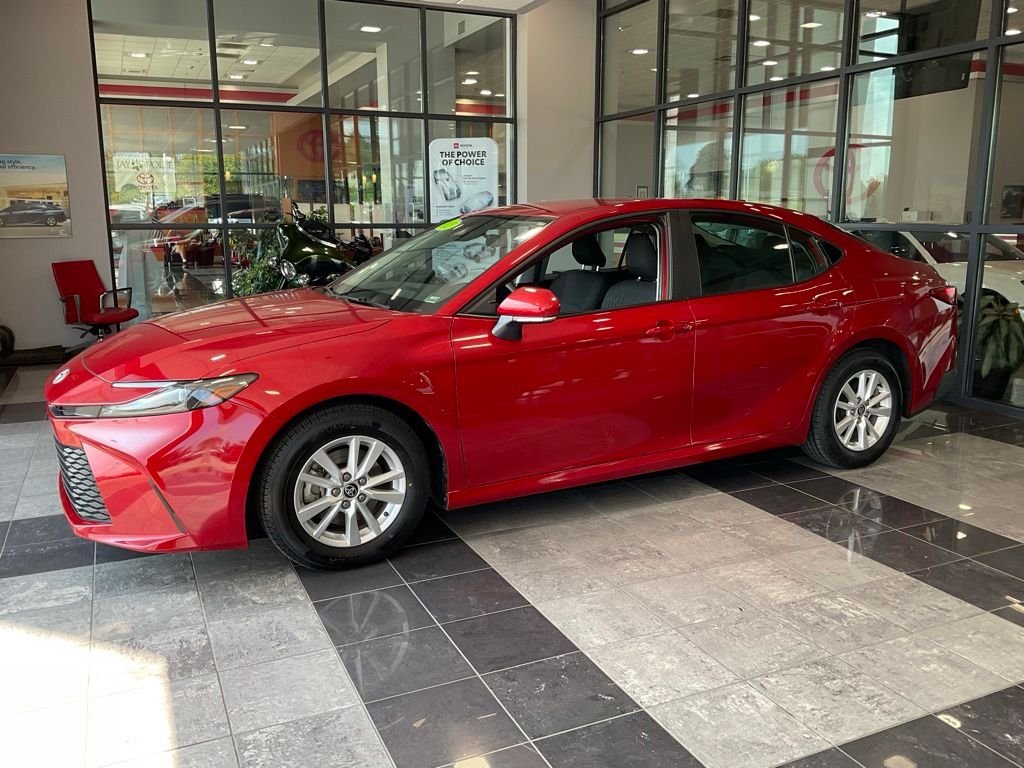 Certified Used 2025 Red Toyota LE image 3