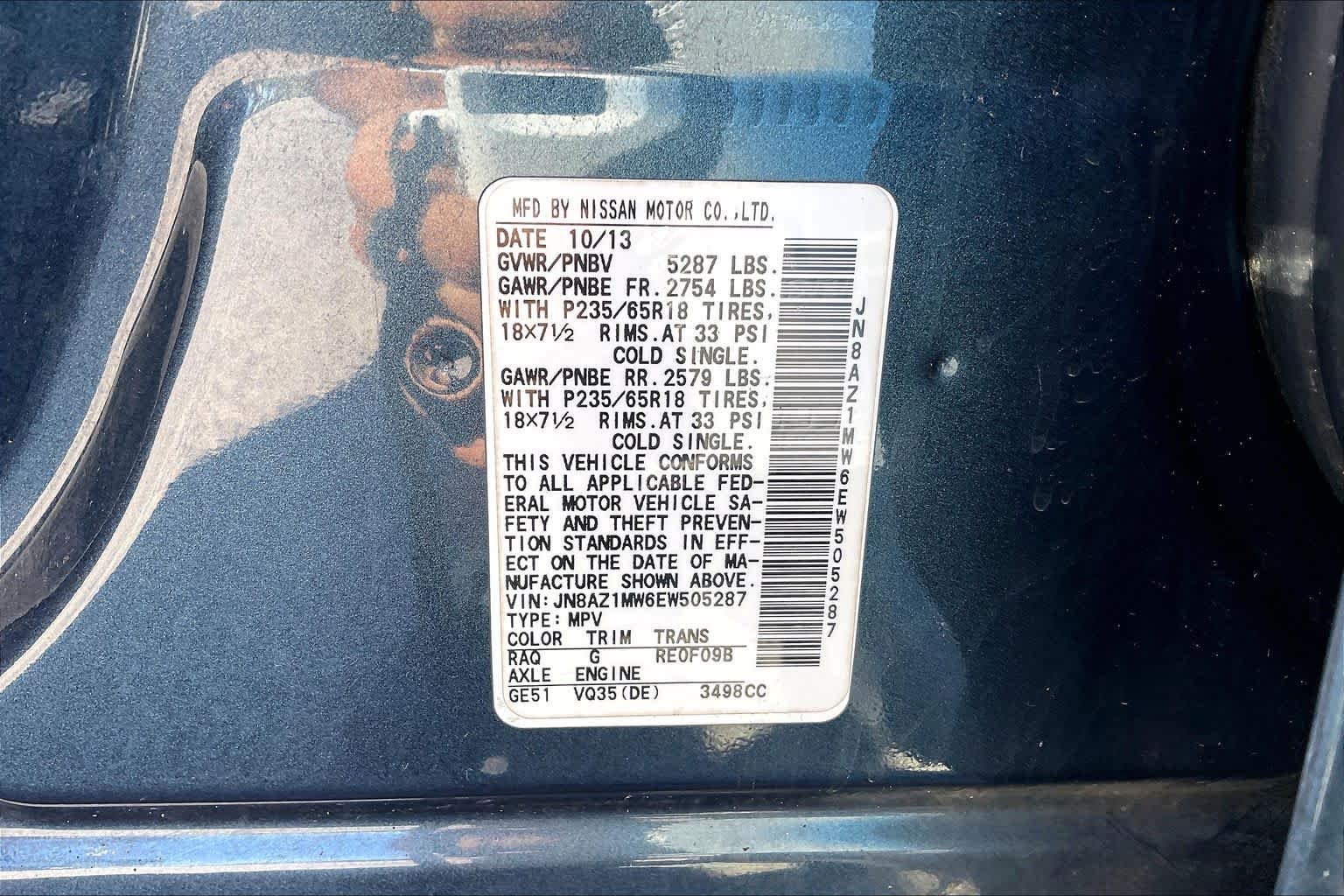 Used 2014 Graphite Blue Metallic Nissan SV image 32