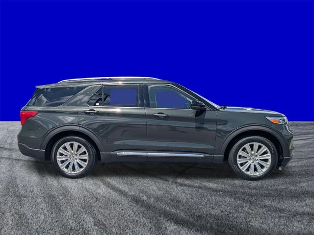 Certified Used 2024 Green Metallic Ford Limited image 2
