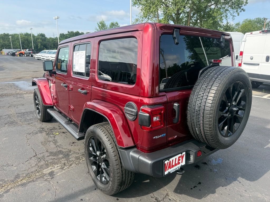 Used 2021 Red Jeep Unlimited Sahara 4xe image 6