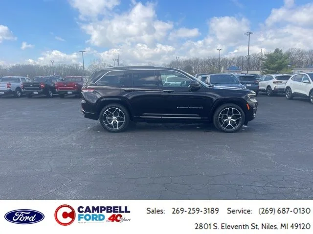 Used 2022 Jeep Grand Cherokee Summit 4xe with VIN 1C4RJYE67N8770530 for sale in Niles, MI
