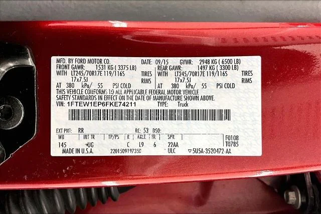 Used 2015 Ruby Red Metallic Ford  image 36