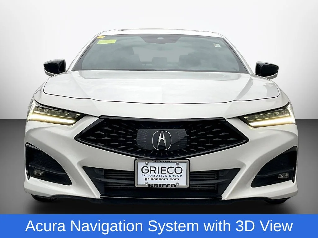 Used 2022 Platinum White Pearl Acura A-Spec Package image 2
