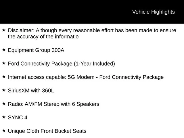 New 2026 Oxford White Ford XLT image 3