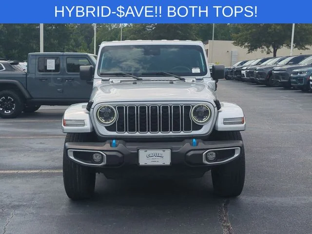 Used 2024 Silver Jeep Sahara 4xe image 8