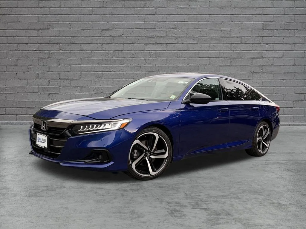 Certified Used 2021 Still Night Pearl Honda Sport Special Edition image 1