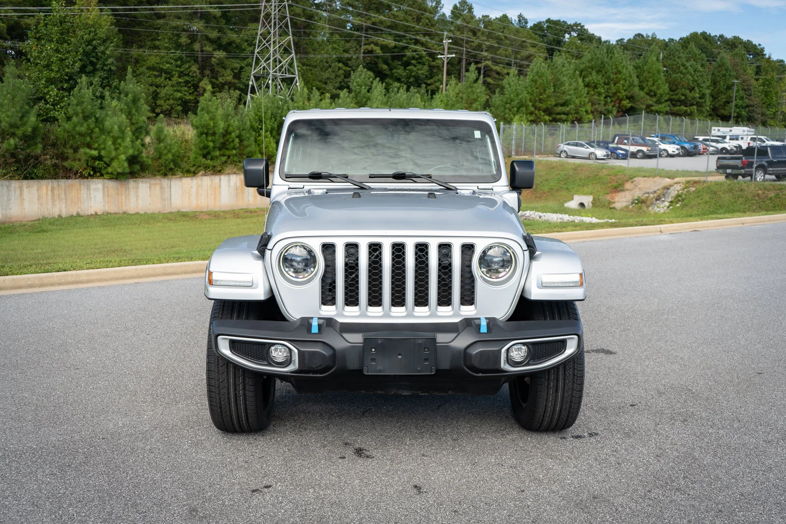 Used 2023 Silver Jeep Sahara 4xe image 2