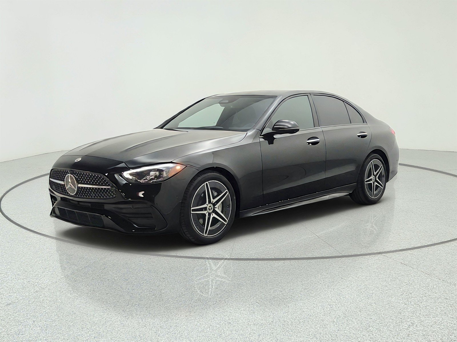 Certified Used 2025 Black Mercedes-Benz C 300 4MATIC® Sedan image 1