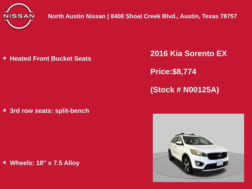 Used 2016 White Kia EX image 11