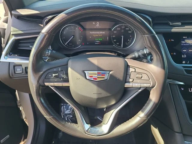 Used 2023 CRYSTAL WHITE TRICOAT Cadillac FWD Luxury image 32