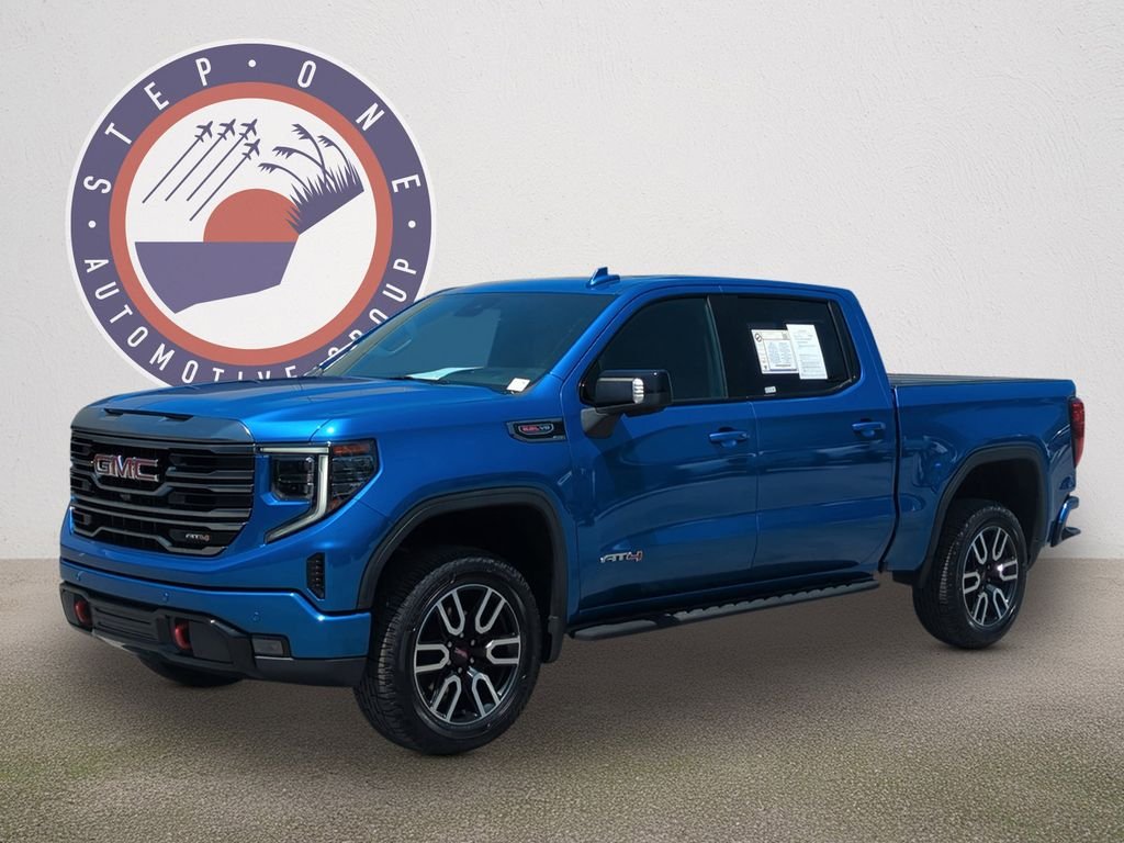 Used 2022 Blue GMC AT4 image 1