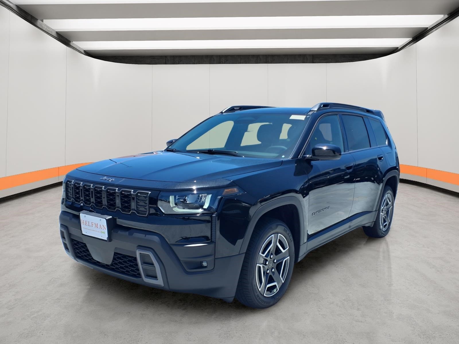 New 2026 Diamond Black Crystal Pearl-Coat Exterior Paint Jeep Laredo image 3
