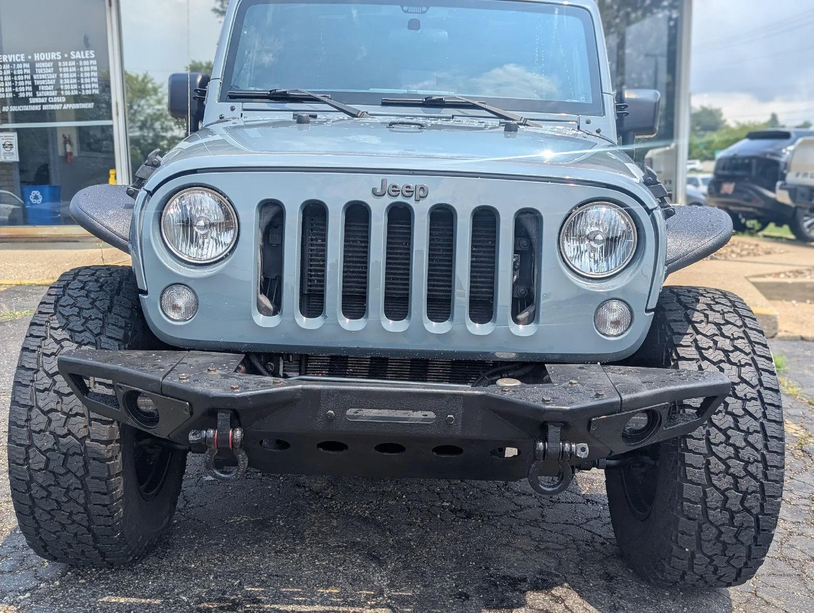 Used 2015 Jeep Wrangler Unlimited Sport with VIN 1C4BJWDG0FL591485 for sale in Dover, OH