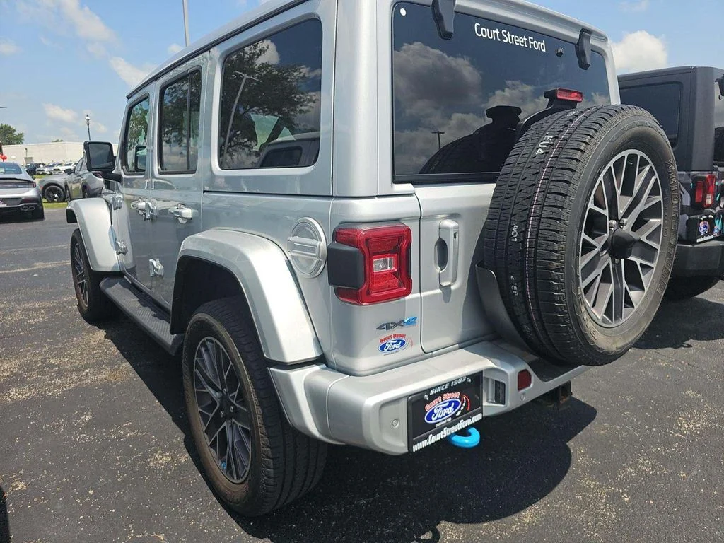 Used 2023 Silver Jeep Sahara 4xe image 4