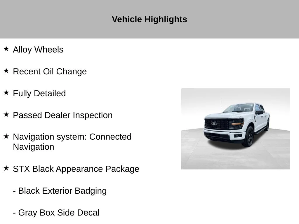 Used 2024 White Ford STX image 9