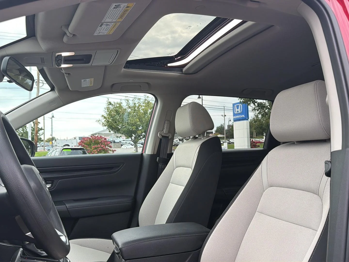 Used 2025 Radiant Red Metallic Honda EX image 19
