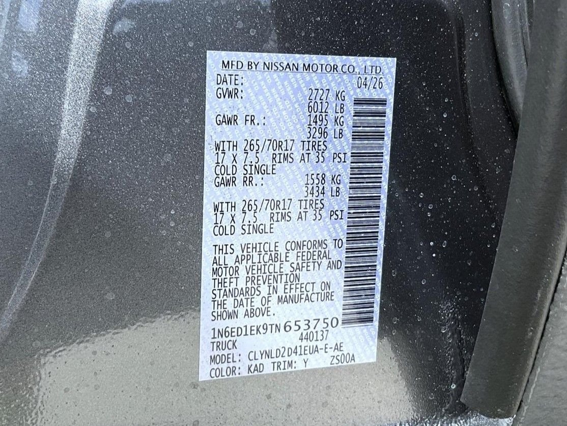 New 2026 Gray Nissan PRO-4X image 26