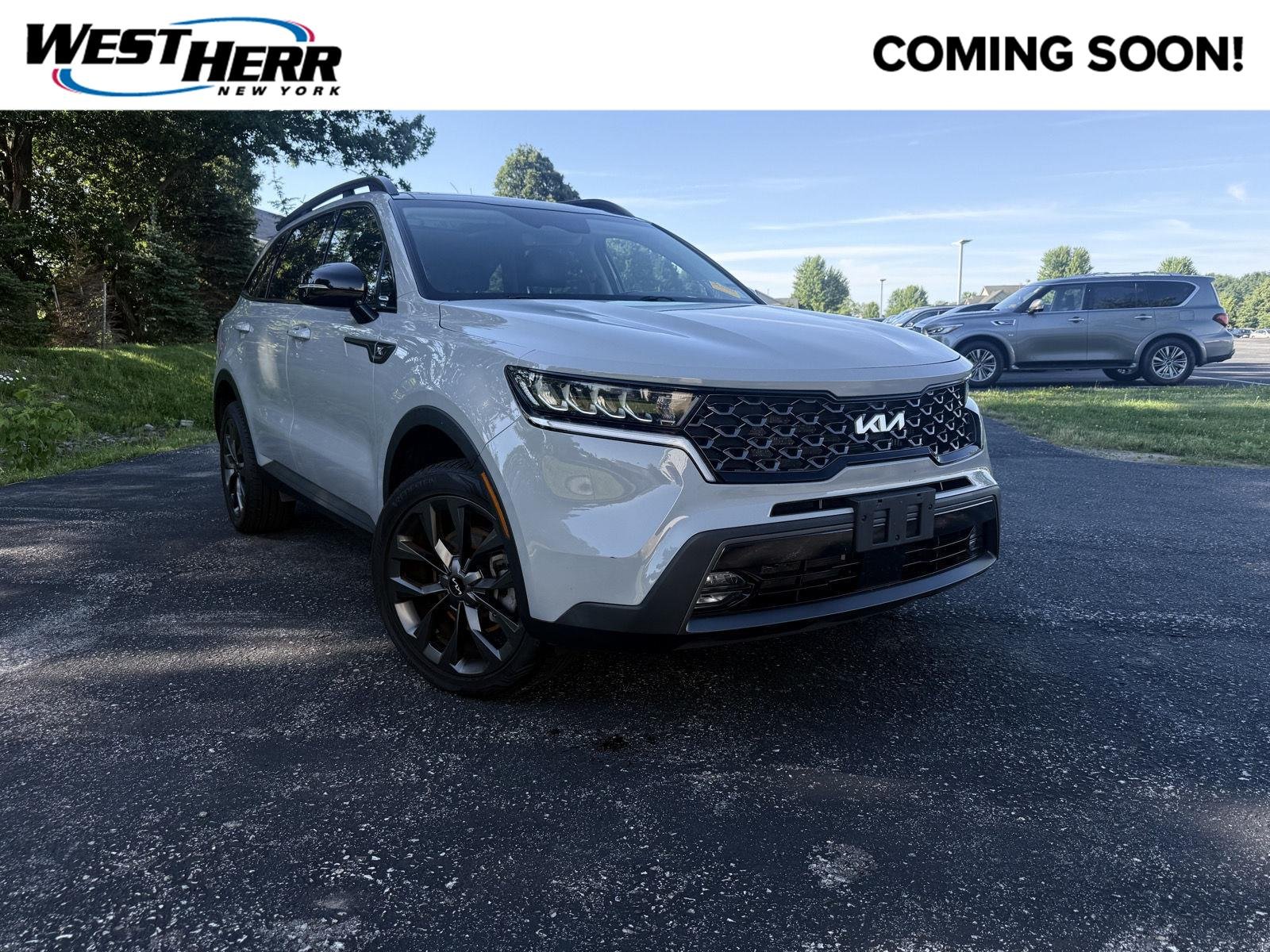 Used 2023 Wolf Gray Kia X-Line EX image 1
