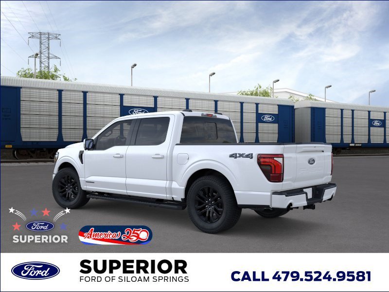 New 2026 Star White Metallic Tri-Coat Ford LARIAT image 4