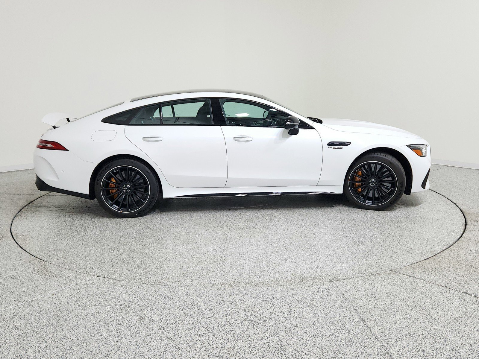 New 2026 MANUFAKTUR Moonlight White Metallic Mercedes-Benz AMG® GT 63 S E Performance 4-Door Coupe image 34