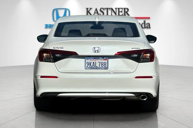 Certified Used 2024 Platinum White Pearl Honda 2.0L 4D SPORT image 7