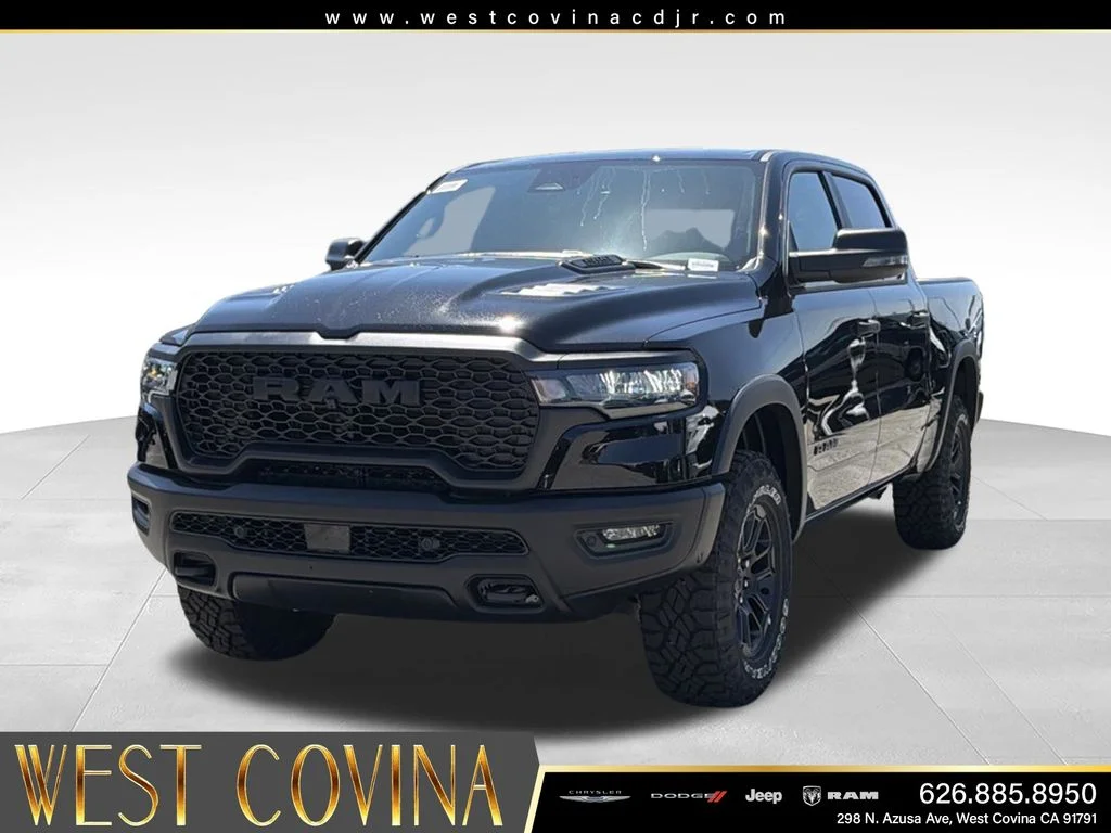 New 2026 Diamond Black Crystal Pearl-Coat Exterior Paint RAM Rebel image 2