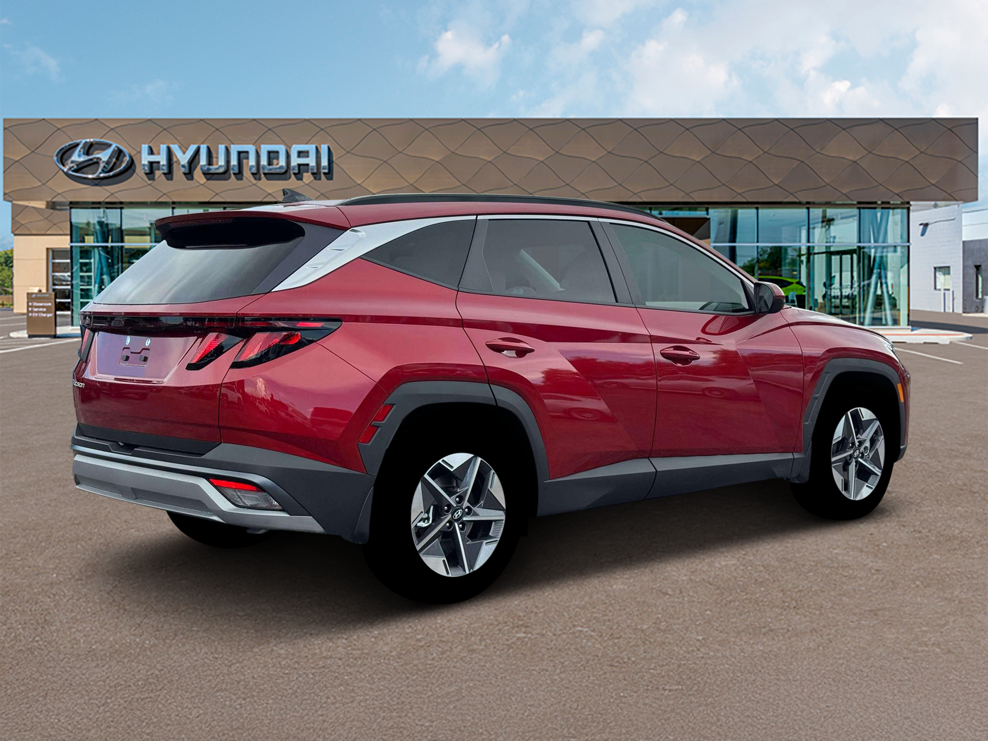 New 2026 Red Hyundai SEL Plus FWD image 8
