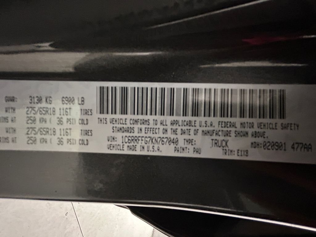 Used 2019 Gray Ram Big Horn/Lone Star image 20
