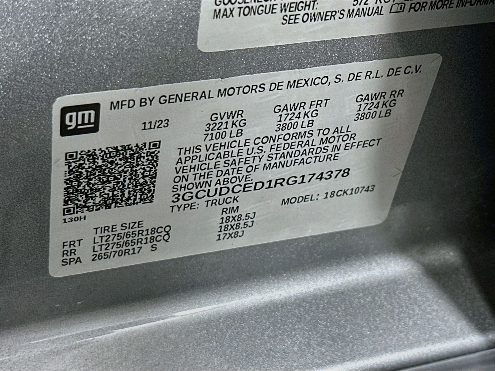 Used 2024 Sterling Gray Metallic Chevrolet Custom Trail Boss image 31