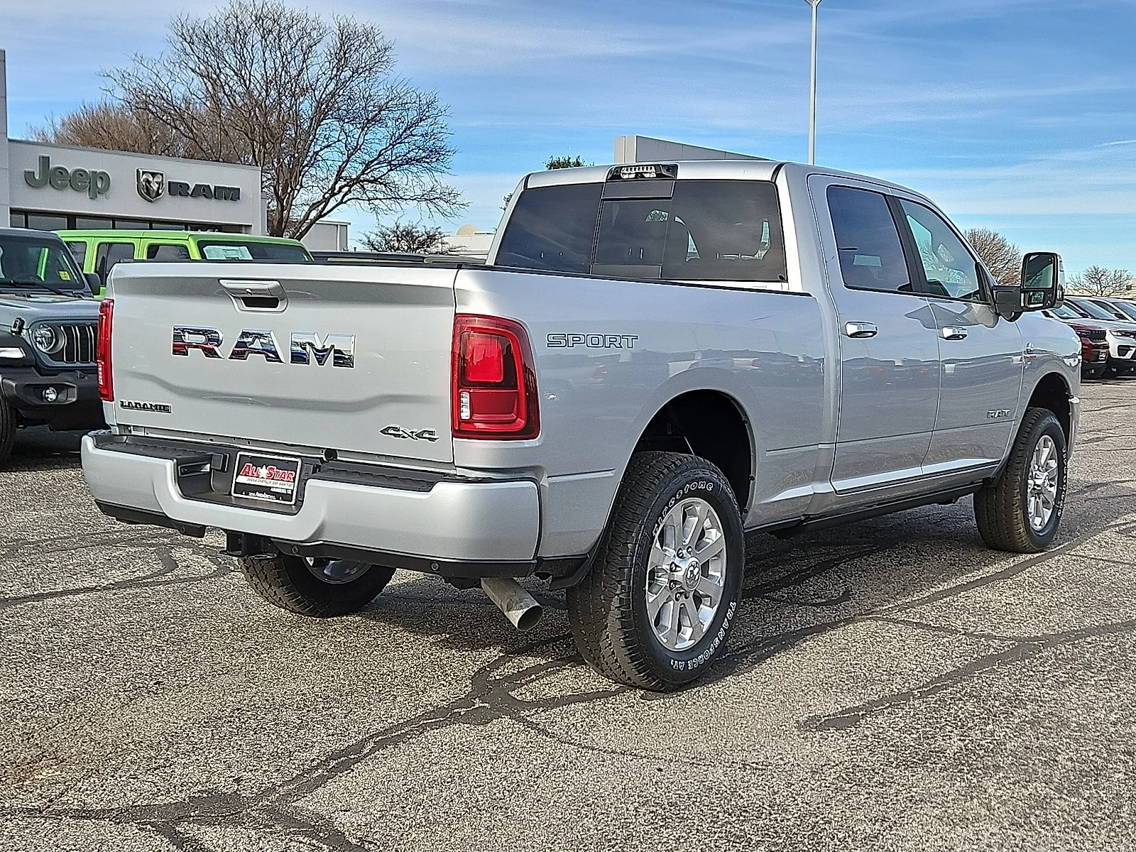 New 2026 Silver Zynith Ram LARAMIE CREW CAB 4X4 6