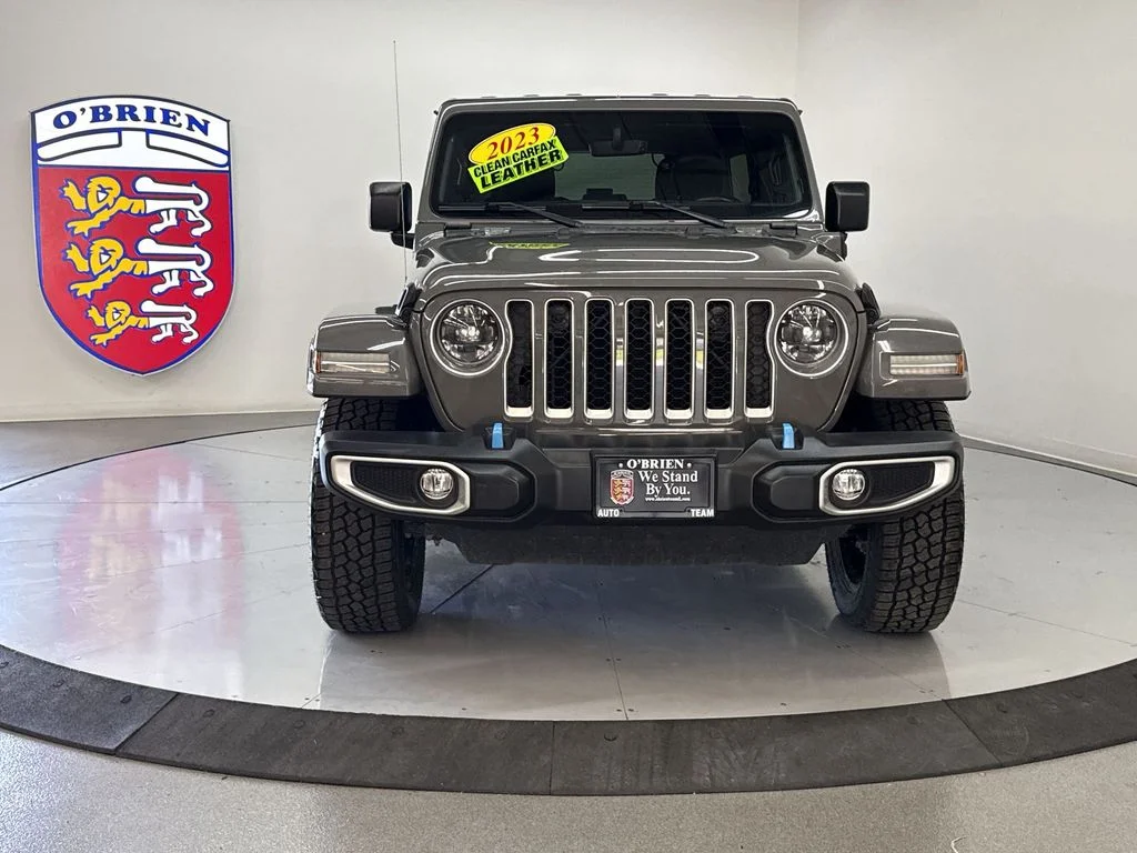 Used 2023 Gray Clearcoat Jeep Sahara 4xe image 10