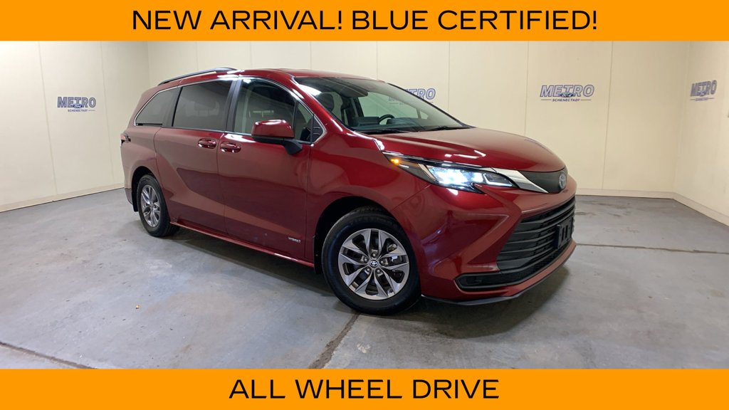 Certified Used 2021 Pearl Toyota LE image 1