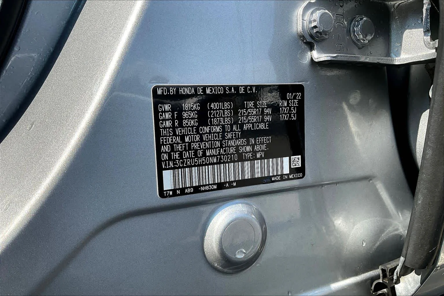 Used 2022 Lunar Silver Metallic Honda EX image 33