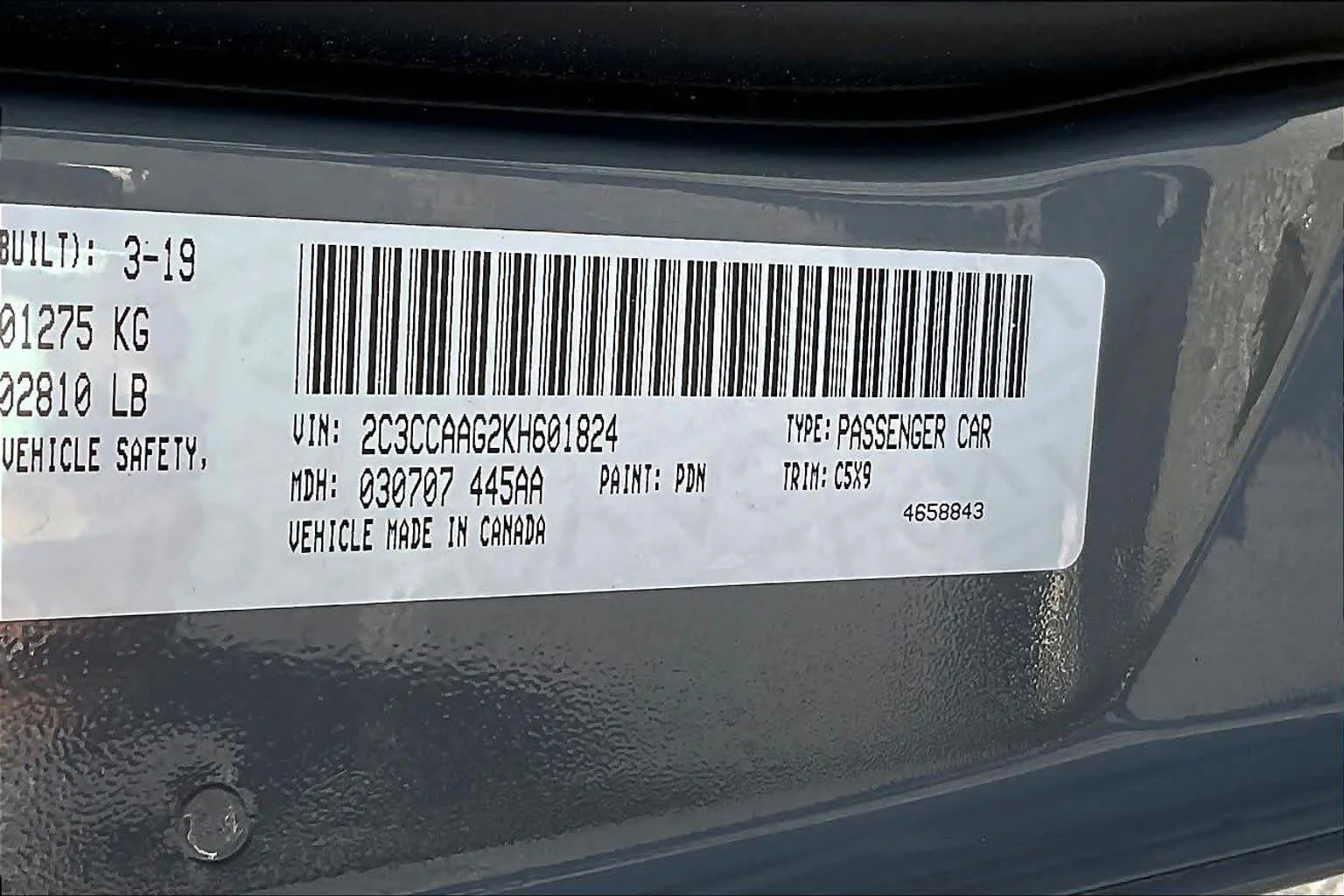 Used 2019 Ceramic Grey Clearcoat Chrysler Touring image 34