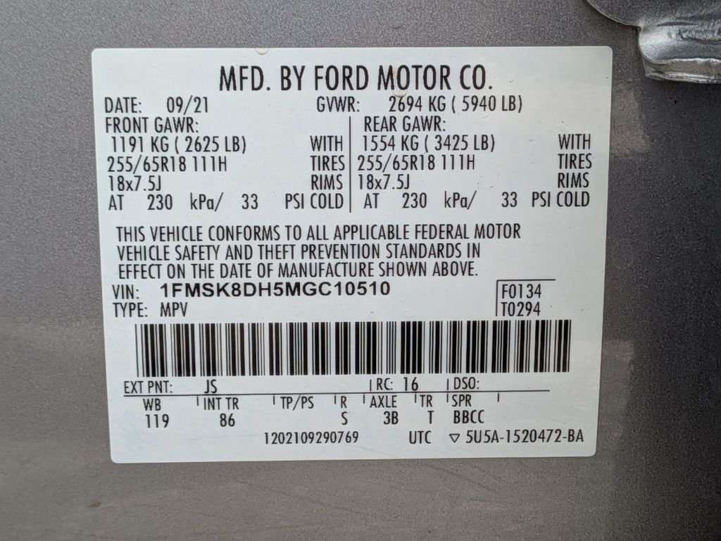 Used 2021 Silver Ford XLT image 29