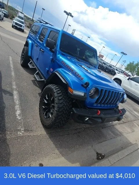 Used 2022 Blue Jeep Rubicon 4x4 image 3