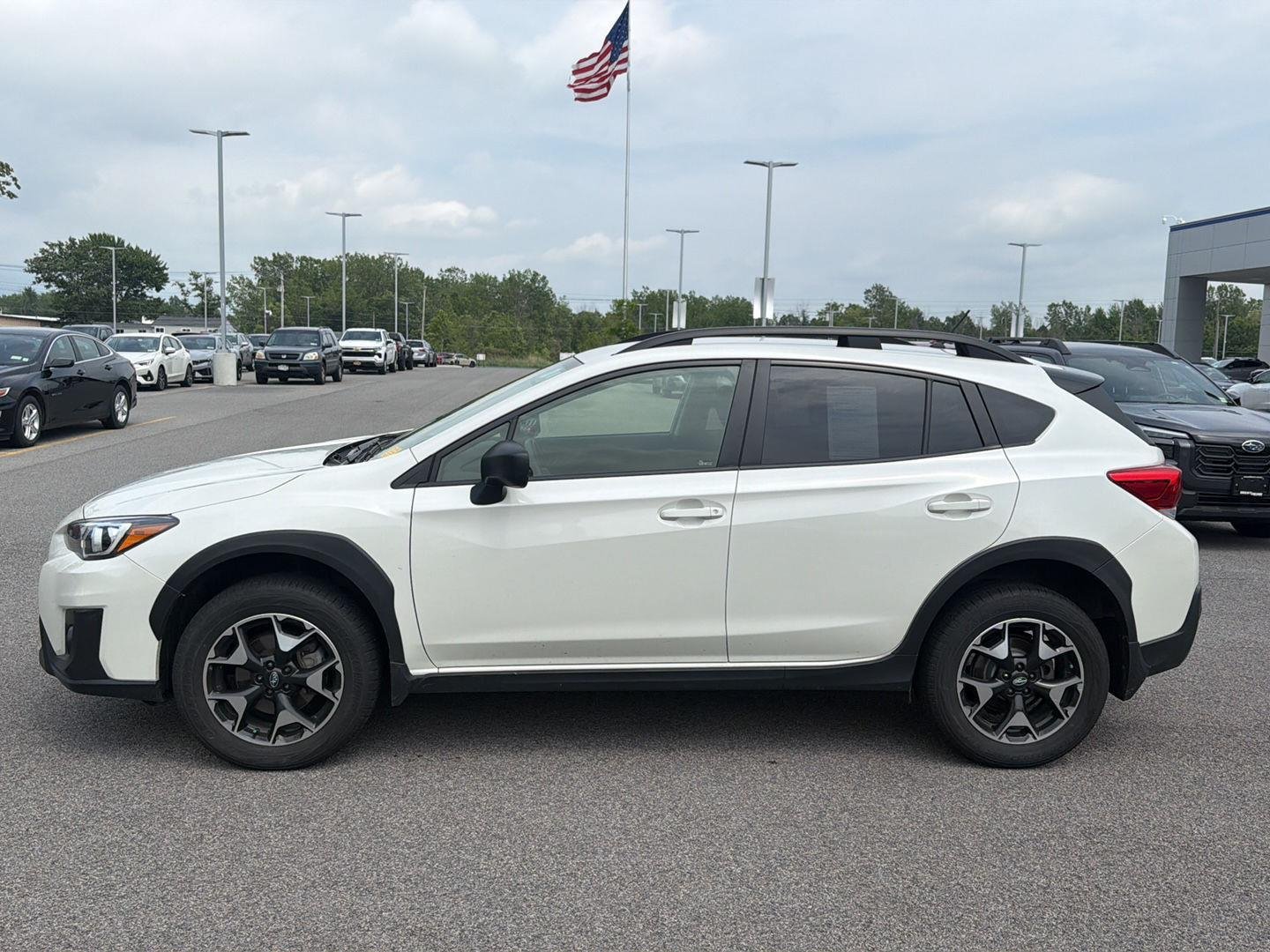Used 2020 Crystal White Pearl Subaru Base image 7