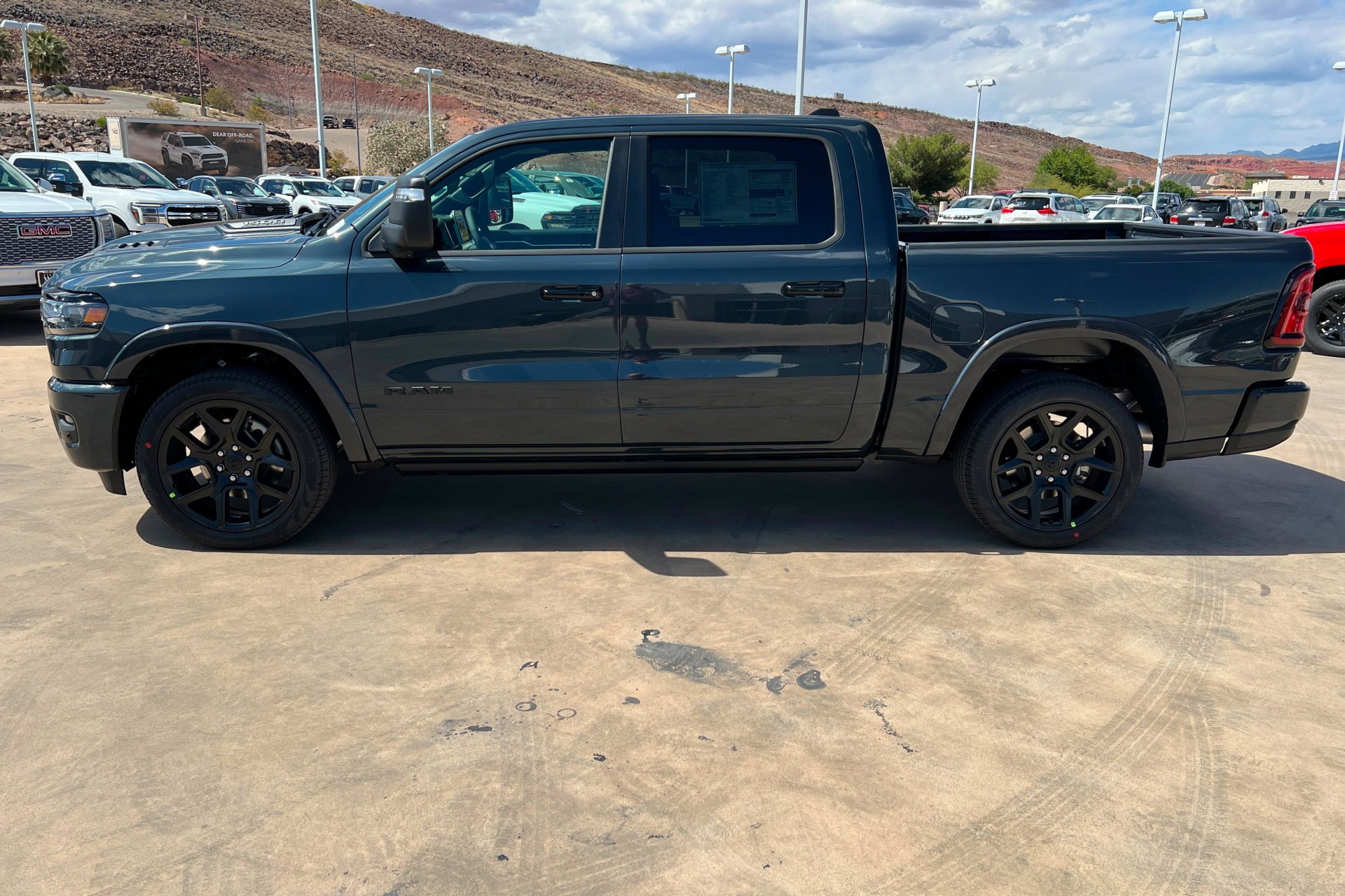 New 2026 Forged Blue Metallic Exterior Paint RAM Laramie image 2