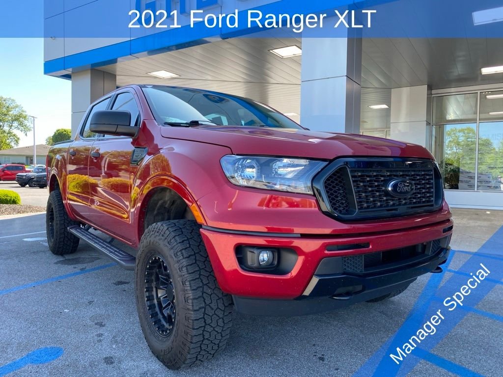 Used 2021 Red Ford XLT image 3