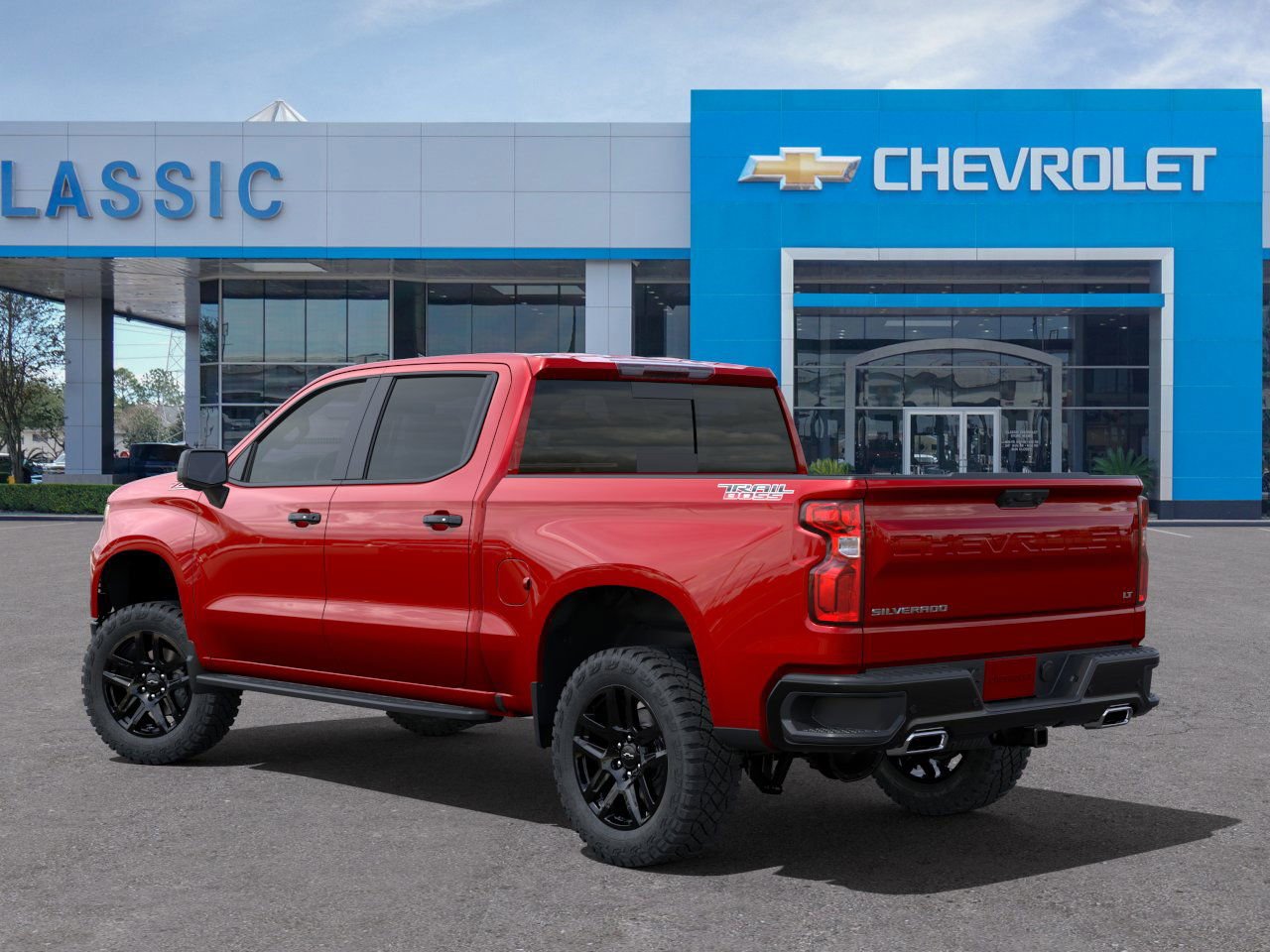 2025 Chevrolet Silverado 1500 LT Trail Boss Red at Classic Elite Chevrolet Hwy 6