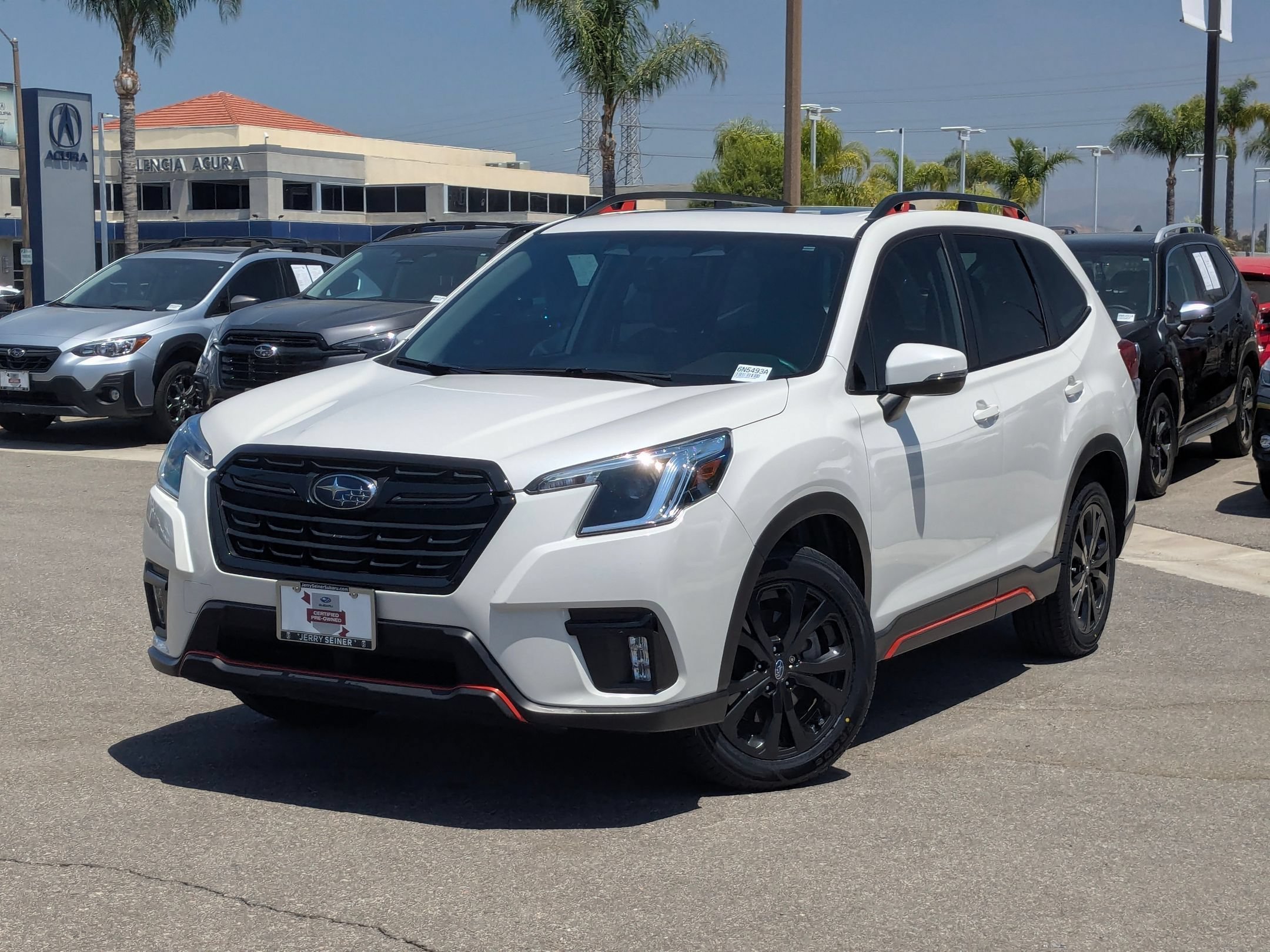 Certified Used 2024 Crystal White Pearl Subaru Sport image 1