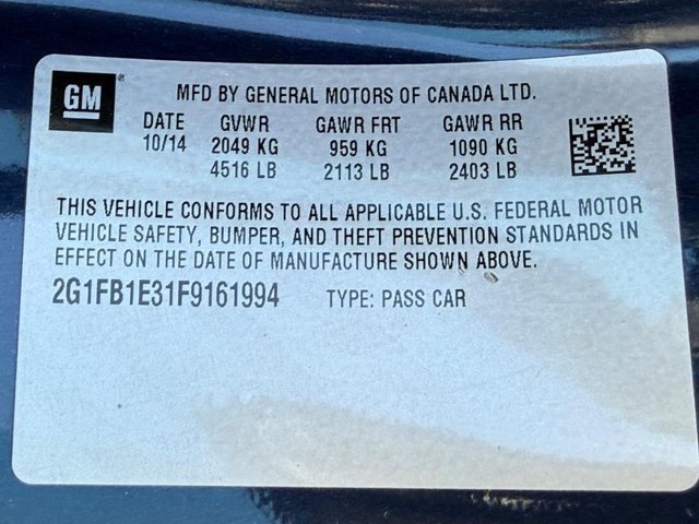 Used 2015 BLUE VELVET METALLIC Chevrolet LS image 21