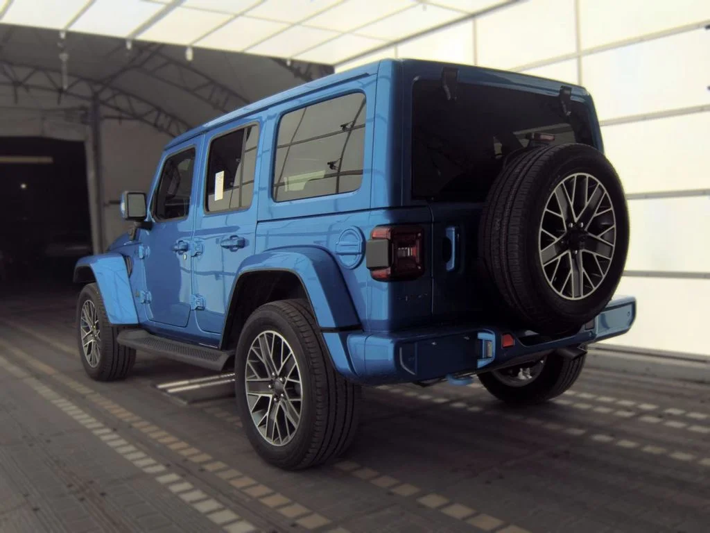 Used 2023 Blue Jeep Sahara 4xe image 4