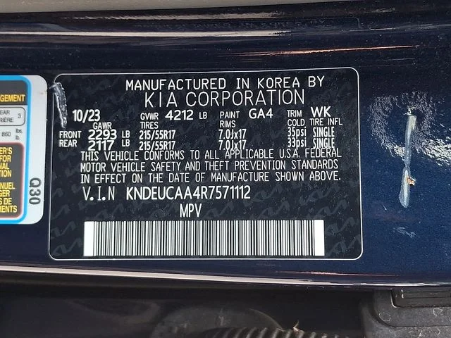 Used 2024 Blue Kia S image 28