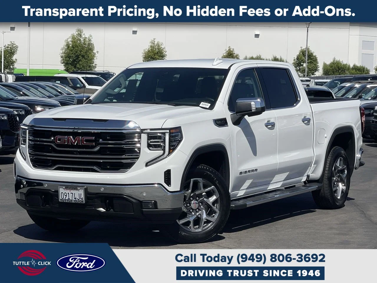 Used 2026 Summit White GMC SLT image 1